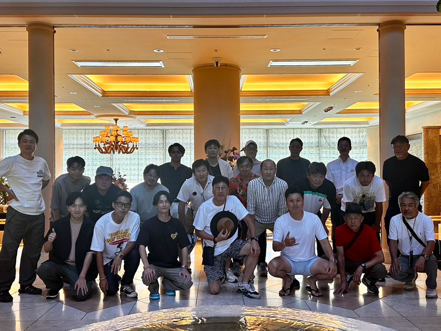 慰安旅行集合写真